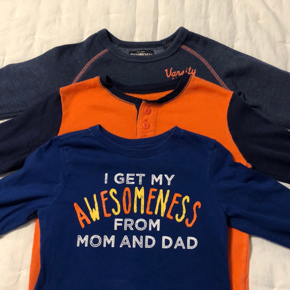 3 shirts